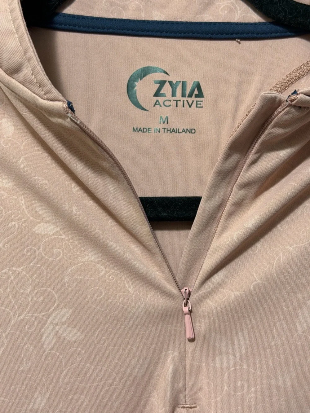 ZYIA Mauve Set Match Zippered Tank